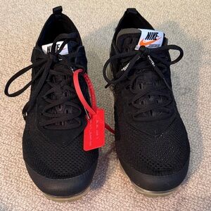 Men's Nike The Ten Air VaporMax X  Off White 2017 Black/Red Sneakers